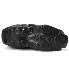 Botas de design único grosso estilo inglês masculino, camada superior high-end, moda luxo, preto, sola grossa, alta qualidade - loja online