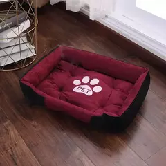 Imagem do Ninho macio de algodão lavável para animais de estimação, cama de osso quente, cestas, canil, produtos para a casa, pequeno, médio, grande, cachorro, gato