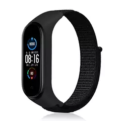 Correia de nylon para Xiaomi Mi Band, pulseira esportiva confortável, pulseira para Mi Band 7, 6, 5, 4, 3 na internet