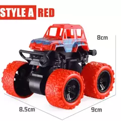 Imagem do Puxe o carro de brinquedo para crianças, rotação inercial, tração nas quatro rodas, veículo off-road, SUV Racing Power, presente do carro