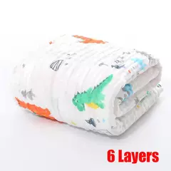 Toalha de banho do bebê menino menina 100% algodão toalha de bebê cobertor para o bebê recém-nascido roupão 6 camadas gaze toalha infantil swaddle na internet