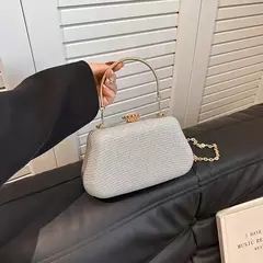 Saco de noite luxuoso para mulheres, alto design, banquete de festa, saco de glitter para senhoras, embreagem do casamento, bolsa de ombro, bolsa de corrente, marca - Wolf Magazine