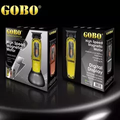 GOBO-Atualizado Maglev Motor para Cabeleireiro, Gravação Push, Barbearia Profissional Usando, Clippers elétricos - Wolf Magazine