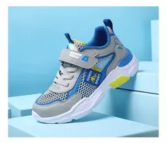 Única rede crianças sapatos meninos tênis verão respirável superfície antiderrapante meninas tênis casuais esportes correndo sapatos ao ar livre na internet