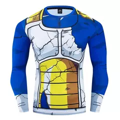 Camisas de Compressão de Secagem Rápida para Homens, Anime Goku Camisetas, Manga Curta, Vegeta Cosplay Costume Tops, Dragon Ball Z