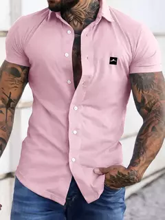 Europa e nos estados unidos verão casual solto cardigan camisa de manga curta masculina tendência camiseta masculina camisa casual - Wolf Magazine
