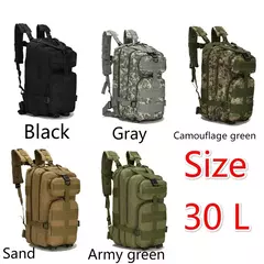 Imagem do Mochila de Nylon impermeável, 30L, 50L, 1000D, mochilas ao ar livre, esportes táticos, camping, caminhadas, trekking, pesca, saco de caça