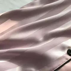 Pijama feminino de seda gelo, manga curta, calça curta, seda de simulação, roupa doméstica, cor sólida, listrado, estudante, conjunto 2 peças, S, L na internet