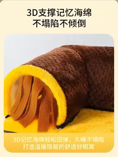 Cama quente do túnel do esconderijo do cobaia, túneis removíveis macios e tubos do cobaia para gaiola, esconde lã para rato, robalo - loja online