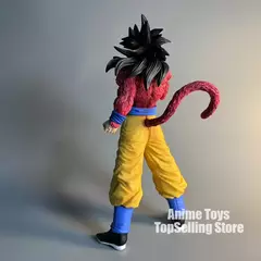 30cm anime dragon ball son goku sj4 figura super saiyan 4 goku estatueta figuras de ação pvc modelo brinquedo para crianças presentes - comprar online
