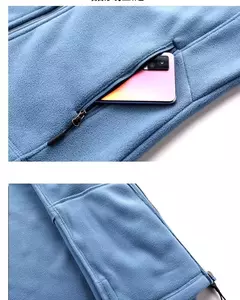 Casacos de lã tamanho grande para mulheres, cardigã quente, roupas esportivas casuais ao ar livre, caminhadas, jogging, ioga, jaquetas femininas, inverno, primavera - Wolf Magazine