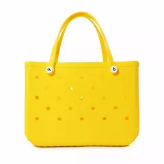 Saco De Praia De Eva Impermeável Durável, Buraco De Moda Sólida, Bolsa De Borracha, Barco De Praia, Esportes De Natação, Compras, Portátil - Wolf Magazine