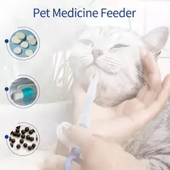 Aplicador de comprimidos para animais de estimação, seringa para cães e gatos, alimentador de medicamentos, suprimentos repelentes de insetos, pode clipe de comprimidos, gatos e cães, alimentador de água para animais de estimação