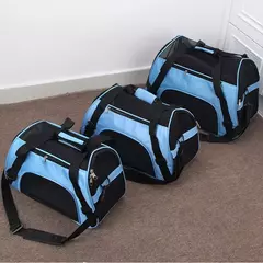 Imagem do Portable Folding Pet Carrier Bag, Puppy Travel Bags, Respirável para gatos e filhotes, Confortável