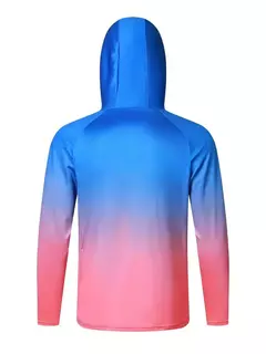 Pesca com capuz com máscara masculina, moletom manga comprida, proteção UV, umidade wicking, roupas de pesca - comprar online