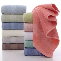 Toalha de banho macia e absorvente para adultos, toalha doméstica, Jacquard, cor lisa, toalha grande, grossa, 100% algodão puro, novo - comprar online