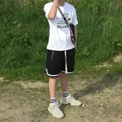 Calções de basquete de malha respirável masculino, corredores de ginástica, calças curtas esportivas masculinas, scanties casuais, verão - Wolf Magazine
