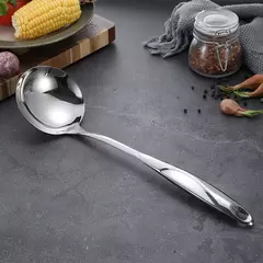 Pá De Espaguete De Aço Inoxidável, Cozinhar Ferramentas, Colher De Sopa, Turner, Pasta Server, Utensílios De Cozinha, Panelas De Cozinha - Wolf Magazine