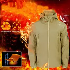 Velo inverno à prova dwaterproof água terno caminhadas conjunto de treino dos homens jaqueta softshell acampamento jaqueta térmica terno tático roupas pesca - Wolf Magazine
