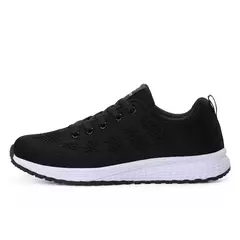 Sapatos de corrida leves e respiráveis para mulheres, calçados esportivos antiderrapantes, ao ar livre, macios, com cordões, moda, tênis - comprar online