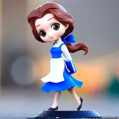 14-16cm princesa q posket neve branca sereia cinderela belle mulan jasmim tinkerbell aurora pvc ação figuretoy crianças presentes