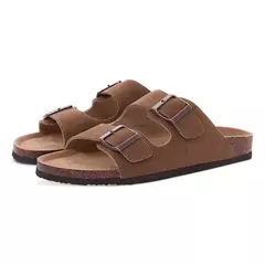 Litfun-Sandálias masculinas e femininas de praia em cortiça, sapato de praia d - comprar online