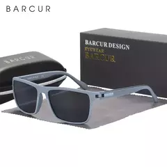 BARCUR-Óculos de sol esportivos leves polarizados para homens e mulheres, óculos de sol TR90, acessório para óculos, proteção UVAB