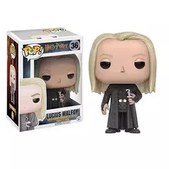 Imagem do Funko POP Harry Figuras de ação Lucius Malfoy Minerva McGonagall Personagens de filmes populares Versão Q Modelo Periféricos Presente