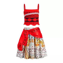 Moana vaiana meninas vestido cosplay traje fantasia carnaval moanas casual festa de aniversário vestidos crianças roupas trajes de natal - comprar online