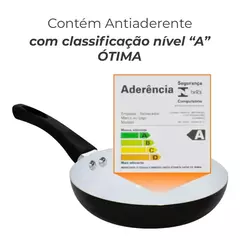 Imagem do Jogo de Panelas Antiaderente Revestimento Cerâmica 6 Peças Santiago Preto - Lehaví A1004.C01