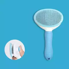 Escova de cabelo para cães de estimação, pente para cuidados e gatos, escova de aço inoxidável para cabelos longos, limpeza de cães, animais de estimação, acessórios para cães na internet