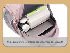 Bolsa escolar japonesa de grande capacidade para meninas, mochila de viagem feminina, mochila de avião, moda masculina, nova, 2022