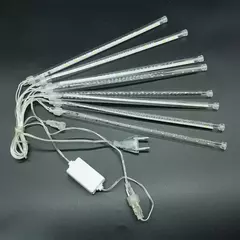 LED Meteor Shower Rain Lights Fairy String Light Impermeável Queda de chuva Festa de Natal Decoração de pátio 30cm na internet