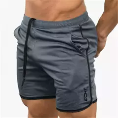Calções de malha respirável para homens, calções masculinos de treino de ginástica, roupa esportiva de secagem rápida, calça curta basculante, verão - Wolf Magazine
