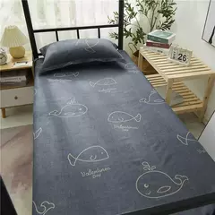 Lençóis modernos de algodão poliéster, Roupa de cama, Colcha para cama de solteiro, Tecido caseiro, 120x210cm, 1pc - Wolf Magazine