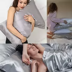 Conjunto De Cama De Luxo Com Capa De Edredão, 100% Seda, Duplo King e Queen Size, Conjuntos De Roupa De Cama, Kit De Capa De Cama, 4PCs na internet