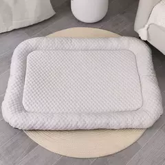 Respirável Pet Cooling Mat, espuma de memória, lavável, antiderrapante, cama para gato e cão, todas as estações na internet
