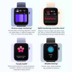 COLMI-P71 Smartwatch para homens e mulheres, chamada por voz, monitoramento de saúde, IP68 impermeável, notificação inteligente, assistente - Wolf Magazine
