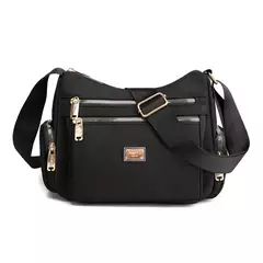Impermeável Nylon Crossbody Shoulder Bag para Mulheres, Messenger Bags, Ladies Handbag