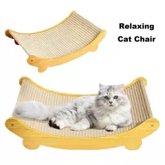 Fácil de usar produto para animais de estimação gato arranhando post sisal gato arranhando cama placa combo antiderrapante lounge móveis protetor para gatos na internet