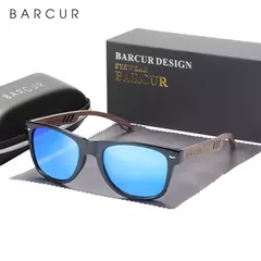 BARCUR Design Madeira Óculos De Sol Homem Natural Noz Óculos De Sol Mulheres Óculos Polarizantes Óculos UV Proteção Eyewear - Wolf Magazine