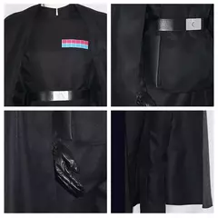Imperial Oficial Cosplay Fantasia, Uniforme Conjunto Completo, Tops, Calças, Manto Acessórios, Encenação de Halloween, GuNice Stellari na internet