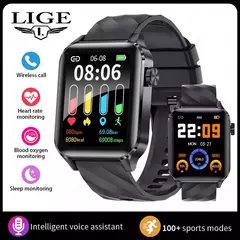 Lige-Chamada Bluetooth Relógios Inteligentes para Mulheres, Relógio de Pulso, Relógio de Fitness, Smartwatch Impermeável, Xiaomi, Huawei, Android, iOS, iPhone, Novo - Wolf Magazine
