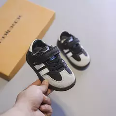 Sapatos de lona respirável infantil, fundo de biscoito, bebê, meninos, meninas, desempenho escolar, moda infantil - Wolf Magazine