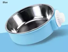 Tigela para animais de estimação, tigela anti-queda ajustável de aço inoxidável para animais de estimação, alimentador de suspensão perfeito para fornecer alimentos e água para cães na internet