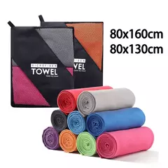A Rápido-secagem ostenta a toalha, toalhinha para nadar, Gym, aptidão, acampando, correndo, praia, azul, cinzento, verde, alaranjado, 40x80, 80x160cm - loja online