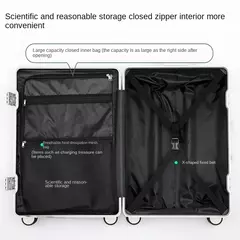 Rolling Bagagem Trolley Case, Mala de Viagem, Universal Roda, bagagem de Mão com suporte para copos, Boarding Case, 20 ", 22", 24 ", 26";;VERDADEIRO;;"26 ,Green - loja online