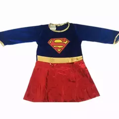 Superwoman Cosplay Costumes para crianças, vestido de super-herói, Halloween Costume, Shoe Covers Suit para meninas - loja online