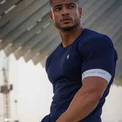 Camiseta corrida de manga curta masculina, camiseta respirável casual, blazer de treino fitness, corrida ao ar livre, verão, alta qualidade, nova - comprar online
