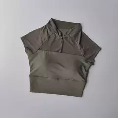 Roupa íntima esportiva feminina de secagem rápida de manga curta, malha estilo chinês, top fitness, camiseta corrida, roupa ioga sexy, fixa, 2022 - comprar online